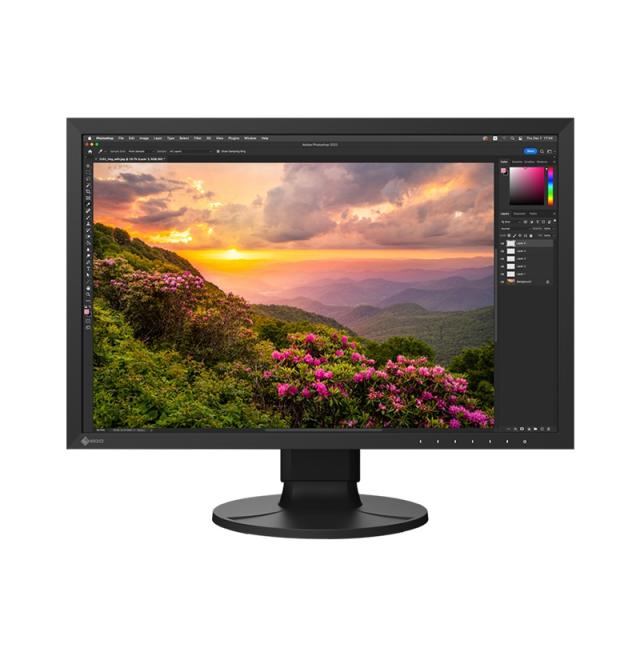 EIZO｜エイゾー CS2400S-BK 液晶ディスプレイ(24.1型/IPS/WUXGA 1920×1200/60Hz/19ms/HDMI/DP/USB Type-C/VESA/5年保証)(ブラック)ColorEdge カラーマネージメント液晶モニター[CS2400SBK] 返品種別A