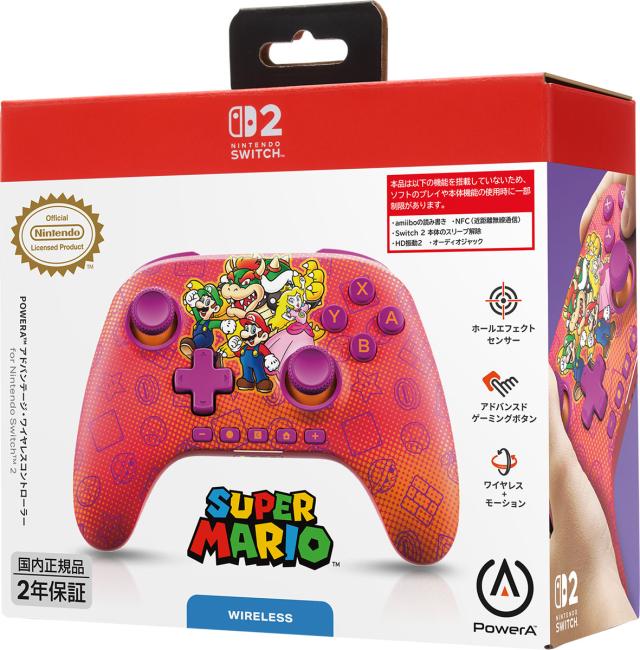 アドバンテージ・ワイヤレスコントローラー for Nintendo Switch 2 マリオ ＆ フレンズ 返品種別B