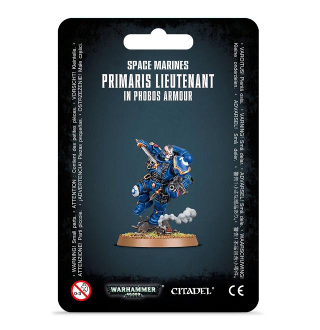 ゲームズワークショップ SPACE MARINES PRIMARIS LIEUTENANT IN REIVER ARMOUR スペースマリーン：プライマリス・レフテナント（レイヴァー・アーマー装備）ウォーハンマー 返品種別B
