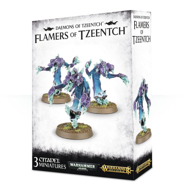 ゲームズワークショップ DAEMONS OF TZEENTCH FLAMERS OF TZEENTCH ディーモン・オヴ・ティーンチ：フレイマー・オヴ・ティーンチウォーハンマー 返品種別B