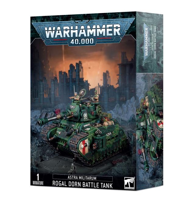 ゲームズワークショップ ASTRA MILITARUM: ROGAL DORN BATTLE TANK アストラ・ミリタルム：ローガル・ドルン・バトルタンクウォーハンマー  返品種別B