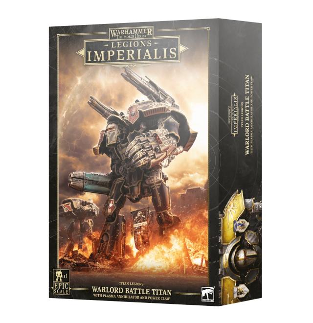 ゲームズワークショップ レギオンズ・インペリアリス：ウォーロード・タイタン（プラズマ・アナイアレイター装備）ホルスヘレシー  返品種別B