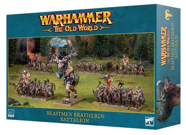 ゲームズワークショップ バタリオン：ビーストマン・ビュレイハードウォーハンマー 返品種別B