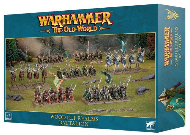 ゲームズワークショップ バタリオン：ウッドエルフ・レルムウォーハンマー  返品種別B
