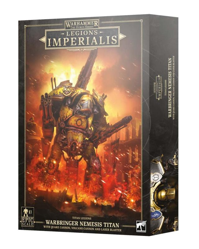 ゲームズワークショップ レギオンズ・インペリアリス：タイタン・レギオン：ウォーブリンガー・ネメシスタイタン（クエイクキャノン、ヴォルケイノキャノン、レーザーブラスター装備）ウォーハンマー  返品種別B