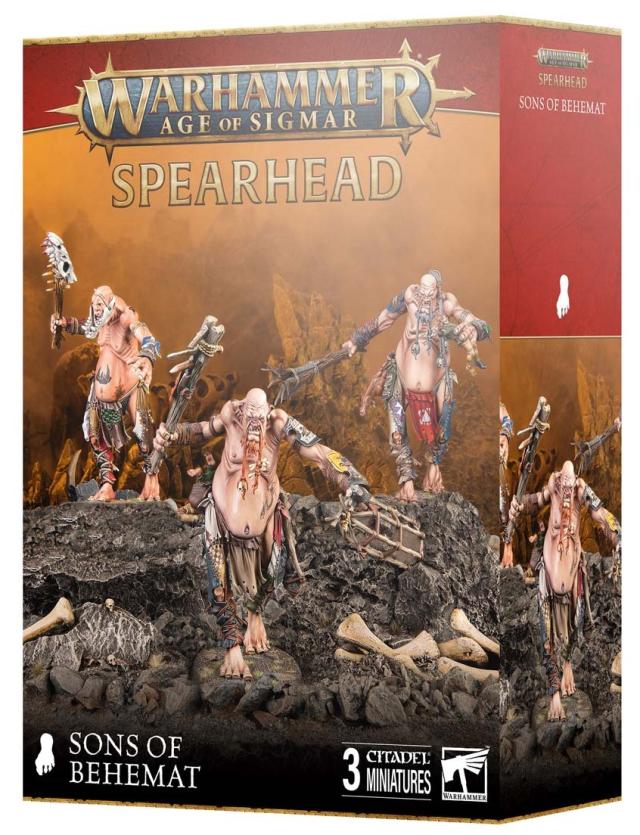 ゲームズワークショップ SPEARHEAD：サン・オヴ・ベヘマットウォーハンマー  返品種別B