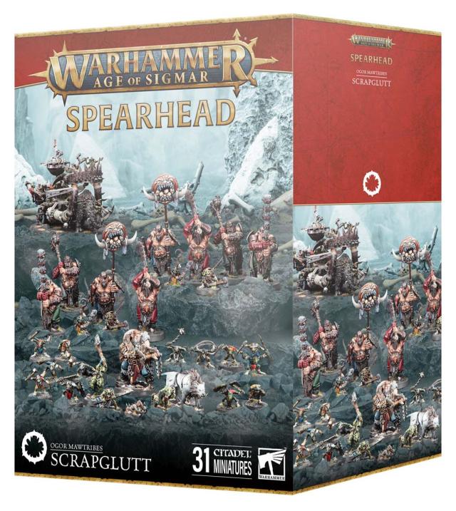 ゲームズワークショップ スピアヘッド：オゴウル・モウトライブ - クズ鉄喰らいウォーハンマー  返品種別B