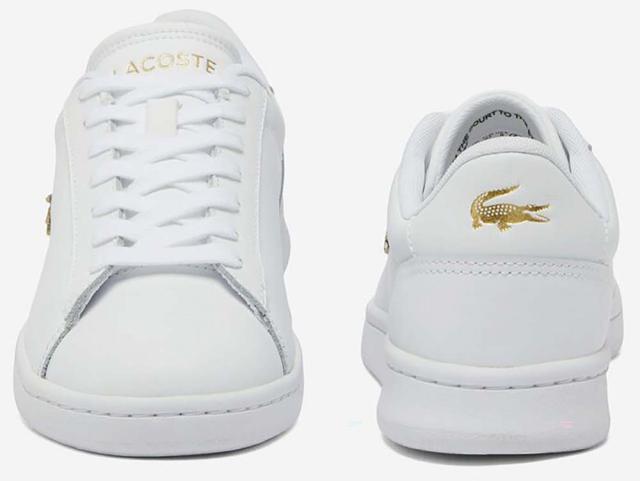 ラコステ レディース スニーカー CARNABY SET 224 1 SFA（ホワイト×ゴールド・サイズ：22.5cm） LACOSTE 48SFA0012-216-3返品種別A