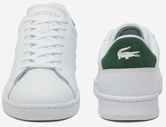 ラコステ メンズ スニーカー CARNABY SET 224 1 SMA（WHT/DK GRN・サイズ：26.0cm） LACOSTE 48SMA0011-1R5-7.5返品種別A
