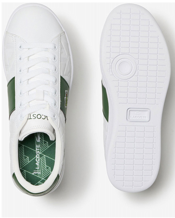 ラコステ レディース スニーカー CARNABY SET 1252 APAC SF（ホワイト×グリーン・サイズ：23.0cm） LACOSTE 49SFA0039-1R5-3.5返品種別A