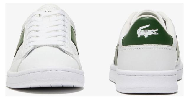 ラコステ レディース スニーカー CARNABY SET 1252 APAC SF（ホワイト×グリーン・サイズ：23.0cm） LACOSTE 49SFA0039-1R5-3.5返品種別A