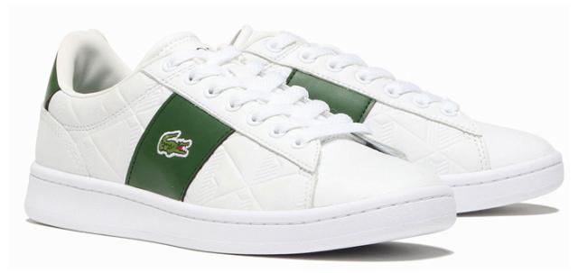 ラコステ レディース スニーカー CARNABY SET 1252 APAC SF（ホワイト×グリーン・サイズ：24.0cm） LACOSTE 49SFA0039-1R5-5返品種別A