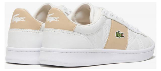 ラコステ レディース スニーカー CARNABY SET 1252 APAC SF（ホワイト/ライトブラウン・サイズ：24.0cm） 49SFA0039-2J8-5返品種別A