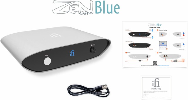 アイファイ・オーディオ ZEN-AIR-BLUE BLUETOOTHレシーバー《ZEN Air