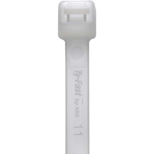 ABB 産業用ケーブルタイ(結束バンド) タイファスト 標準グレード ナチュラル色 (大袋) 幅4.8×長さ300mm 1000本入り TY300-50返品種別B