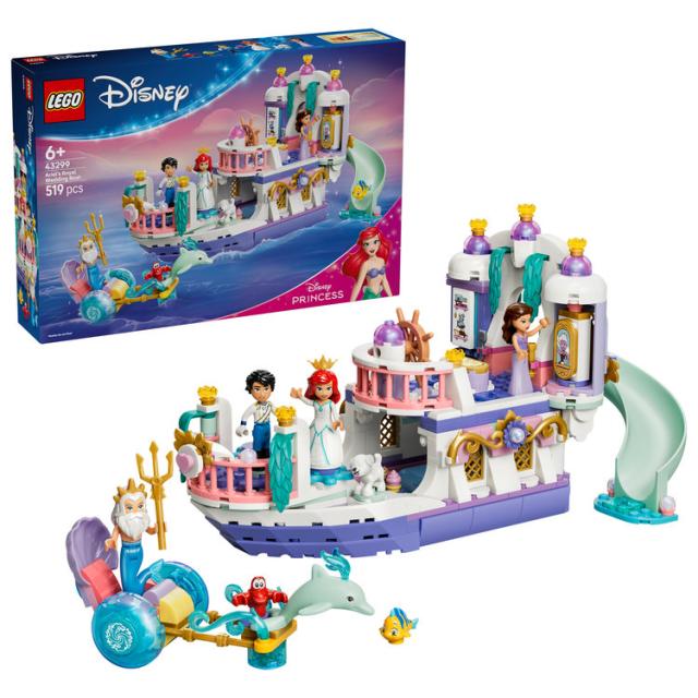 レゴジャパン レゴ(R)DISNEY ANIMATION アリエルのロイヤルウェディングボート【43299】レゴブロック  返品種別B