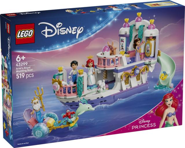 レゴジャパン レゴ(R)DISNEY ANIMATION アリエルのロイヤルウェディングボート【43299】レゴブロック  返品種別B_2