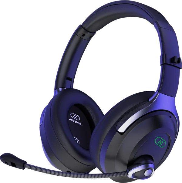 ACEZONE H-02-B A-RISE ANC ワイヤレスゲーミングヘッドセット[H02B] 返品種別A