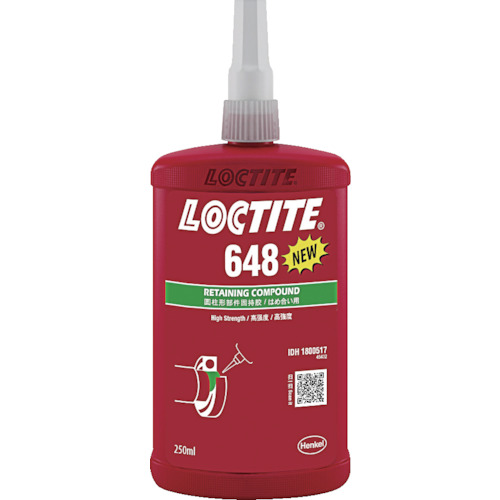 ヘンケルジャパン 648-NEW-250 ロックタイト はめ合い用接着剤 アップグレード 648 250mlLOCTITE[648NEW250] 返品種別B