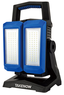テイクナウ 充電式LEDワークライト 14.8V 5200m 別売三脚スタンド取付可能 WL4025返品種別A