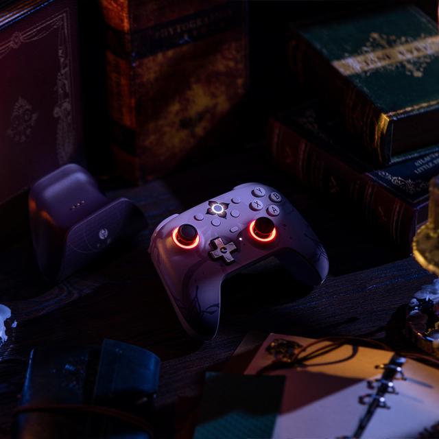 8BitDo ULTIMATE2WIRELESSEN 【崩壊：スターレイル 長夜月コラボ】無線・有線接続 ゲーミングコントローラー Ultimate 2 Wireless Evernight　(パープル)Windows PC/MacOS/Android/iOS対応[ULTIMATE2WIRELESSEN] 返品種別A_9