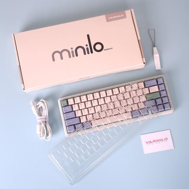 Varmilo（アミロ） VXH67A046SILVER メカニカルキーボード Minilo 