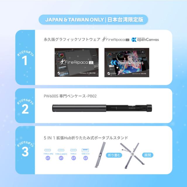 HUION GS1333-W Kamvas 13 (Gen3) （ホワイト）[GS1333W] 返品種別A_5