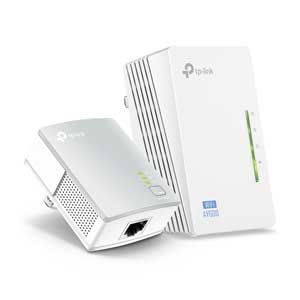 TP-Link｜ティーピーリンク 300Mbps AV600 PLC Wi-Fiエクステンダーキット TL-WPA4220 KIT返品種別B