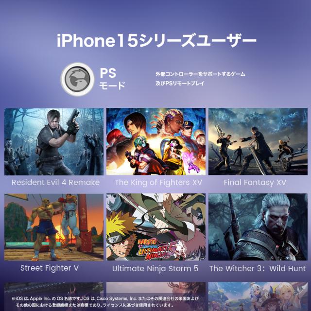 GameSir GAMESIR-G8-GALILEO G8 Galileo モバイルゲーミングコントローラー iPhone 15 / Android 対応[GAMESIRG8GALILEO] 返品種別A_14