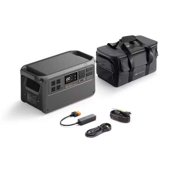 DJI JAPAN DY0042 ポータブル電源 1024Wh AC出力コンセント4口 USB-C出力搭載DJI Power 1000 V2 車内充電コンボ[DY0042] 返品種別B