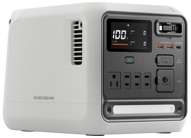 DJI JAPAN DY0050 ポータブル電源 1008Wh ACコンセント4口 USB-C出力搭載DJI Power 1000 Mini White[DY0050] 返品種別B