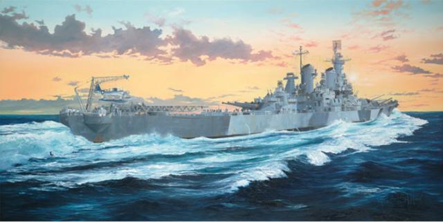 ホビーボス 1/350 アメリカ海軍 戦艦アイオワ BB-61【86517】 返品種別B