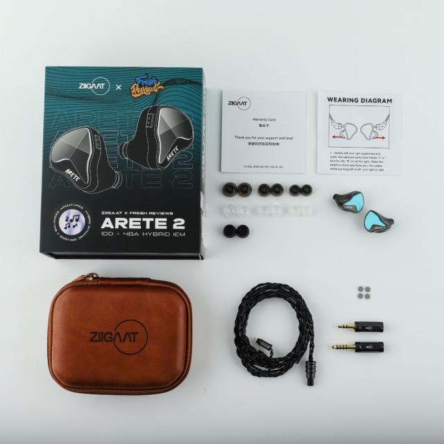 ジーガート ZII020 ハイブリッド密閉型カナルイヤホン（ブルー）ZiiGaat x Fresh Reviews Arete II - Blue[ZII020] 返品種別A_4