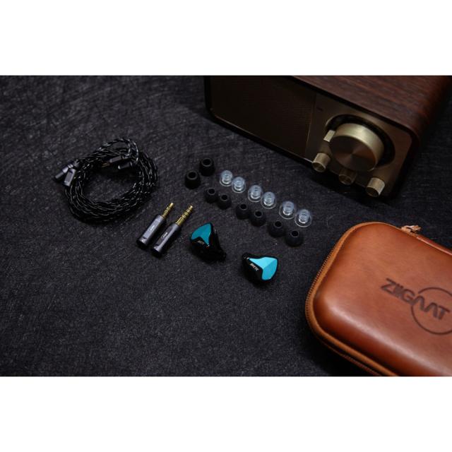 ジーガート ZII020 ハイブリッド密閉型カナルイヤホン（ブルー）ZiiGaat x Fresh Reviews Arete II - Blue[ZII020] 返品種別A_6