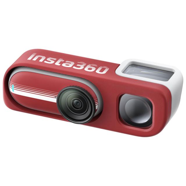 Insta360 アクションカメラ「Insta360 GO 3S レトロキット」（64GB）クラシックレッド CIN-GO3SRETRO64G-CR返品種別B