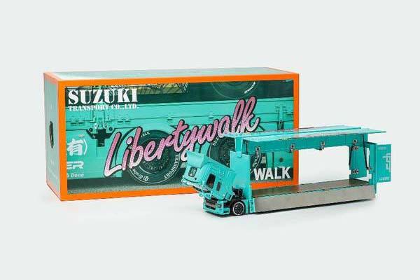 ゲインコーププロダクツ 1/64 三菱 ふそう LB-トラック スーパーグレート 右ハンドル仕様 ブルー【KS073-425】ミニカー 返品種別B