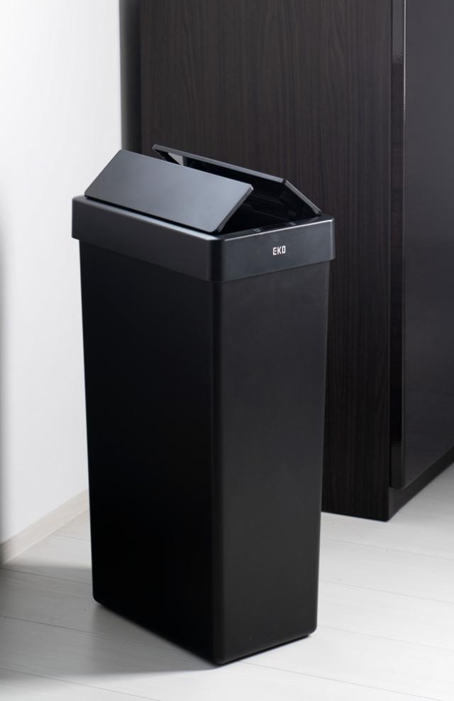 EKO JAPAN EK6277P-30L-BL エックスウイングライト センサービン(30L・ブラック)[EK6277P30LBL] 返品種別A_2
