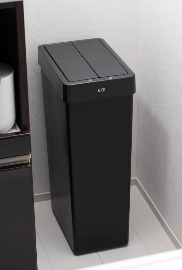 EKO JAPAN EK6277P-30L-BL エックスウイングライト センサービン(30L・ブラック)[EK6277P30LBL] 返品種別A_3
