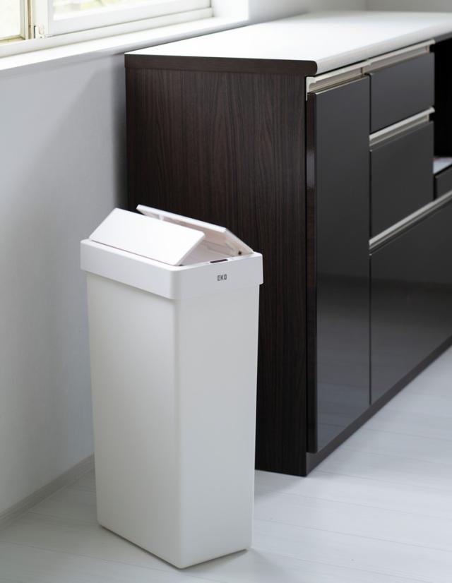 EKO JAPAN EK6277P-30L-WH エックスウイングライト センサービン (30L・ホワイト)[EK6277P30LWH] 返品種別A_3