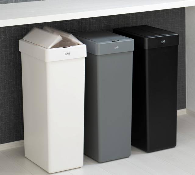 EKO JAPAN EK6277P-30L-WH エックスウイングライト センサービン (30L・ホワイト)[EK6277P30LWH] 返品種別A_12