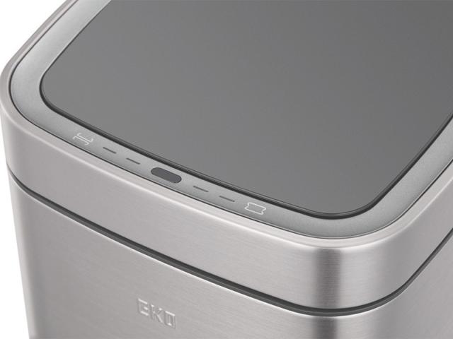 EKO JAPAN EK9252RGMT-9L エコスマートX充電式センサービン (容量：9L・シルバー)[EK9252RGMT9L] 返品種別A_1