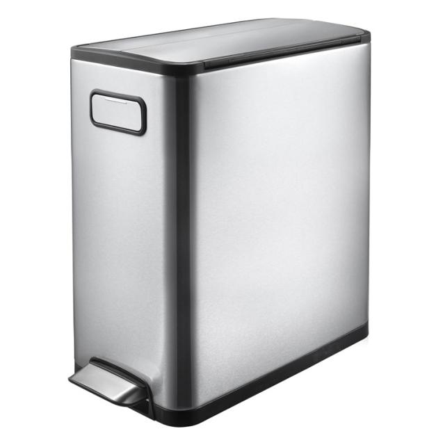 EKO JAPAN EK9377MT-20L エコフライ ステップビン20L（シルバー）ダストボックス[EK9377MT20L] 返品種別A