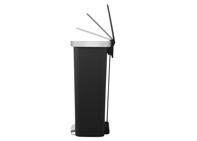EKO JAPAN EK6266-45L-GR ハナ プラスチックステップビン (容量：45L・グレー)[EK626645LGR] 返品種別A_1