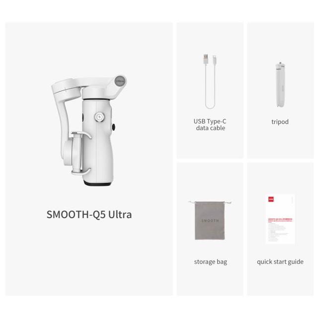 ZHIYUN SMOOTH-Q5-ULTRA スマートフォン用ジンバル「SMOOTH-Q5 Ultra」ジーウン[SMOOTHQ5ULTRA] 返品種別B_7