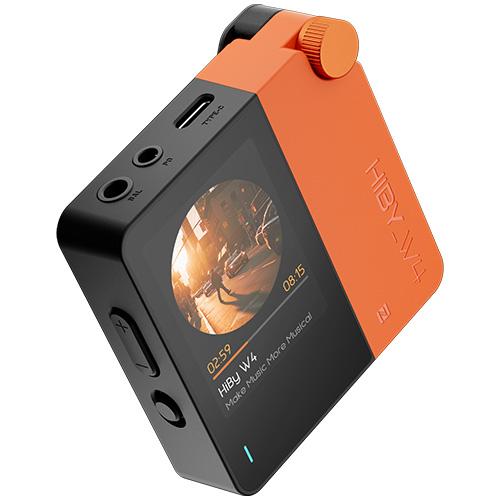 HiBy W4ORANGE オールインワン・ポータブルオーディオBluetooth DAC（オレンジ）HiBy Music　W4 Orange[W4ORANGE] 返品種別A