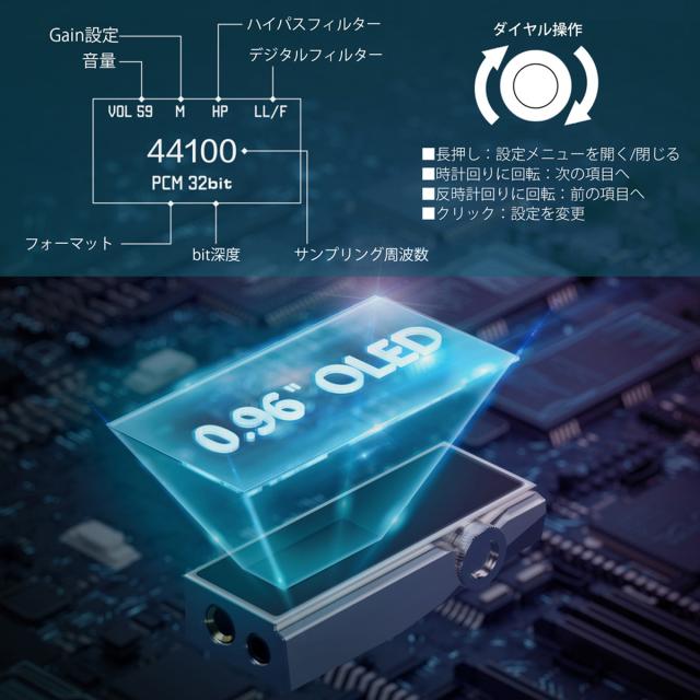 アイバッソ・オーディオ USB-DACアダプタ(シルバー)【USB-C ⇒ 4.4mm5極バランス/3.5mmステレオミニ】 iBasso Audio DC07PRO-SV返品種別A_11