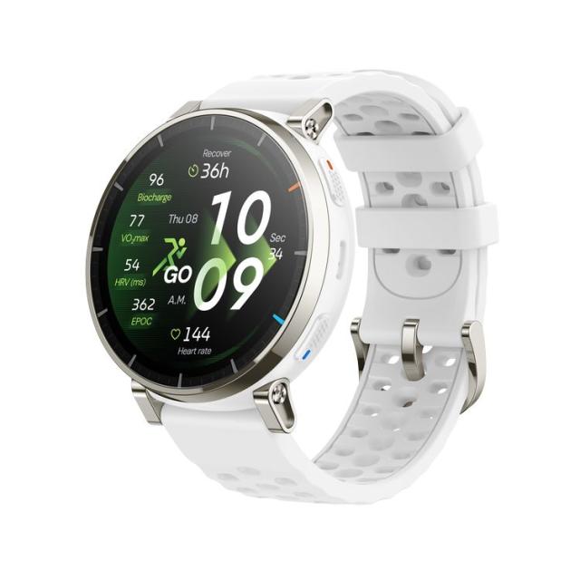 Amazfit（アマズフィット） AMAZFIT Active 3 Premium エアロホワイト　スマートウォッチ SP170082-C249[SP170082C249] 返品種別A