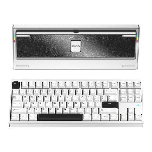 WOBKEY｜ウォブキー Type-C/無線(2.4GHz)/Bluetooth対応 メカニカルキーボード Crush80 Pro（英語配列 シルバー）  PC80RESIL返品種別A