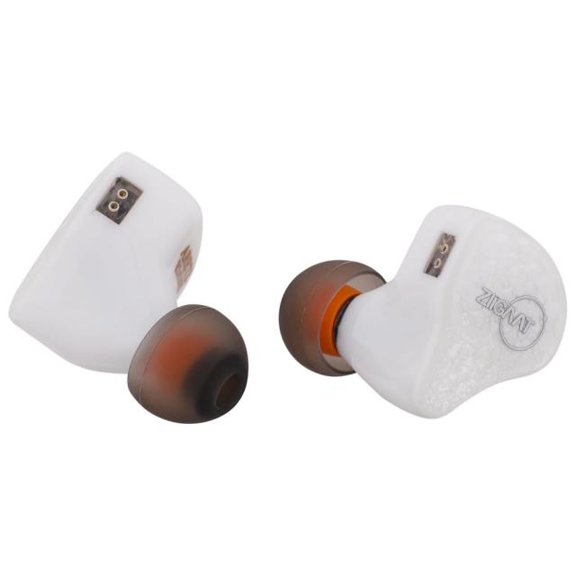 ジーガート ZII004 ハイブリッド密閉型カナルイヤホン（White）ZiiGaat x Fresh Reviews Arete[ZII004] 返品種別A_4