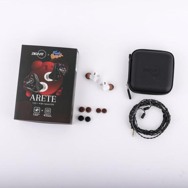 ジーガート ZII004 ハイブリッド密閉型カナルイヤホン（White）ZiiGaat x Fresh Reviews Arete[ZII004] 返品種別A_7